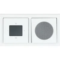 Radio BTconnect Digital Audio Broadcasting Plus Komplett-Set Bluetooth 8270 UJ-84-101, Radiowecker weiß (glänzend), Retail