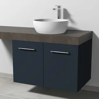 Sanipa Waschtischunterbau mit Türen 2morrow (G3363) 510x800x520 Marine-Matt, G33631R G33631R