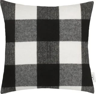 TOM TAILOR HOME Dekokissen "Big Check" im modernen Salt & Pepper Look, Kissenhülle ohne Füllung, 1 Stück