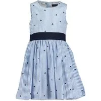 Blue Seven Sommerkleid im zeitlosem Streifen-Design mit tollem Herzen-Allover