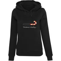 Merchcode Kapuzenpullover Merchcode Damen Ladies Christmas Loading Heavy Hoody (1-tlg)
