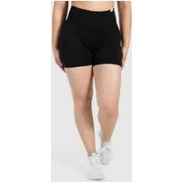 Smilodox Shorts Elvia, Short Leggings mit Figurformender V-Kontur, Fitness Gym Hochtaillierte Sportshorts, elastisches Funktionsmaterial, Nahtlos