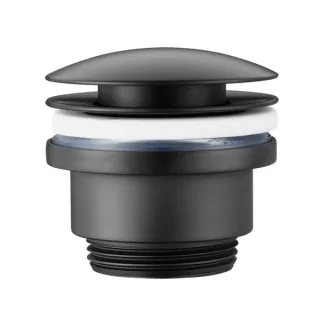Avenarius Design-Schaftventil black; rund, DN 32, mit Verschluß, Linie Univ., 9004213040 9004213040