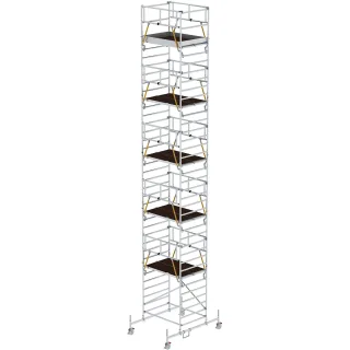Munk Rollgerüst SG 1,35 x 1,80 m mit Fahrbalken & Doppel-Plattform - 173037