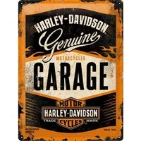Nostalgic-Art Metallschild Blechschild 30 x 40 cm - Harley-Davidson - Harley-Davidson Garage