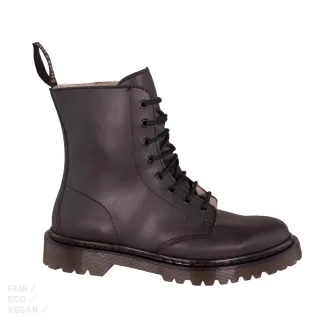 Shoezuu 8 Eye UK Boots Winter schwarz