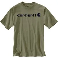 Carhartt Print-Shirt Carhartt Dearborn Herren T-Shirt mit Logo 103361 Dusty Olive