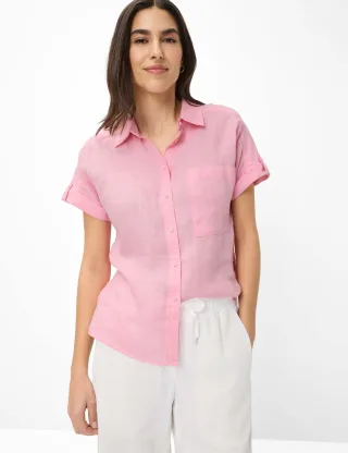 Brax Damen Bluse Style VIV candy pink, Rosa, Gr. 36