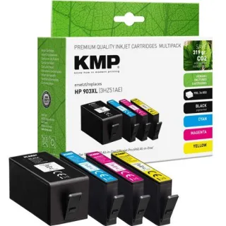 KMP Vorteilspack BK/C/M/Y ersetzt HP 3HZ51AE 903XL