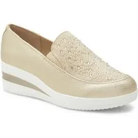 Clara Barson Halbschuhe WYL1711-29 Goldfarben Schnürschuh