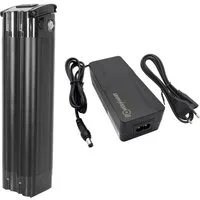 PowerSmart E-Bike Akku für Telefunken Multitalent RC820, Multitalent RC822 mit Ladegerät, 38cm-Version Li-Ion 13400 mAh (36 V)
