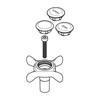 hansgrohe Gr. Axor Montreux 2Griff Wannenm. 16597820 brushed nickel