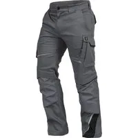 Leibwächter Arbeitshose Herren Flex-Line Cargohose, Bequeme Workwear, 290g/m² (Arbeitsbekleidung) dehnbar durch Elastan (Spandex), Waschbar bis 60°C & trocknergeeignet
