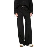 Marc Cain Schlupfhose Golden Hour Premium Damenmode Model: WELKOM mit Nadelstreifen