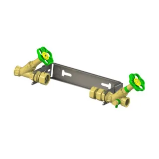 Schlösser Wasserzähler-Einbaugarnitur 0022103200001 1 1/4" Qn 6, verstellbar, waagerecht, Edelstahl