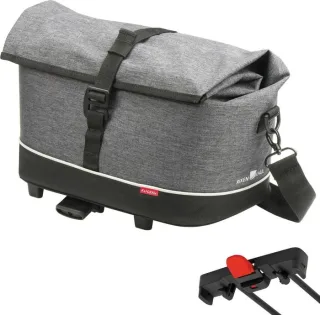 Klickfix Rackpack City Gepäckträgertasche für Racktime grau