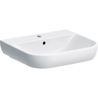Geberit Smyle Waschtisch, 55x48cm mit Hahnloch, mit Überlauf, 500227011 500227011