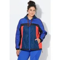 Ulla Popken Funktionsjacke Outdoor-Kapuzenjacke wasserabweisend Saumkordel