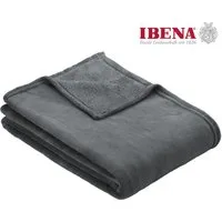 Wohndecke Uni Fleecedecke Olbia, IBENA, einfarbig schick, Kuscheldecke