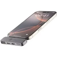 Cellularline Smartphone Hub schwarz USB-C auf USB-A mit 2 Adaptern. USB-Adapter