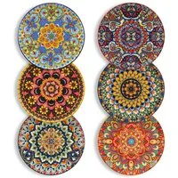 vancasso Dessertteller 6tlg Teller für 6, Porzellan Dessertteller, Kuchenteller, BOHO-Stil, (6 St)