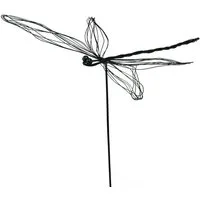 Florists Products Gartenstecker Libelle Metall Deko Stecker 28cm Garten Blumen 2er Set, 2 Stück