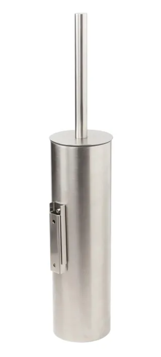 Koh-i-Noor TRATTO gebürsteter Edelstahl, Toilettenbürste Wandmodell, 7111S, gebürsteter Edelstahl 7111S