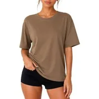 Reichstadt T-Shirt Damen Regular Fit Kurzarmshirt Shoulder Drop 25RSW071 Vielseitig kombinierbar