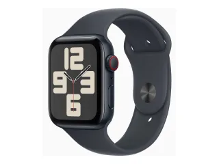 Apple Watch SE (2022) (GPS + Cellular) 44mm Mitternacht mit Sportarmband S/M Mitternacht | mxgl3qf/a |