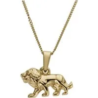 Firetti Kettenanhänger Schmuck Geschenk Gold 333 Halsschmuck Anhänger für Halskette Löwe