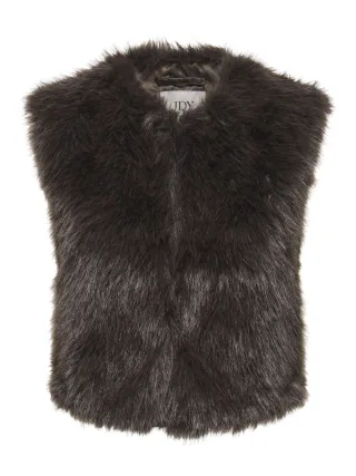 JDY - JDYORA FAUX FUR WAISTCOAT OTW QIQ NOOS Braun - Gr. - L