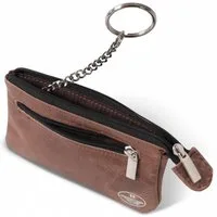 Hamosons Schlüsseltasche Großes Schlüsseletui / Schlüsselmäppchen, Leder, Braun, Hamosons 159