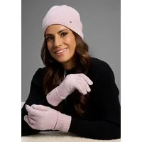 Laura Scott Strickmütze (Set, 2-St., inkl. Handschuhe)