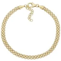 Firetti Armkette Schmuck Geschenk Gold 585 Armschmuck Armband Goldarmband Bismarckkette