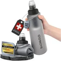 BACHGOLD Wasserfilter Outdoor Squeeze - Ultraleichter Trinkwasserfilter mit Virus-Filtration, Zubehör für Camping, Survival, Notfall, Bushcraft, Filtert Viren, Bakterien & Mikroplastik