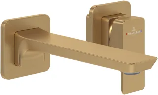 Villeroy & Boch Waschtischarmatur Subway 3.0 225x 115x215mm o Ablaufgarnitur Brushed Gold TVW11200700076