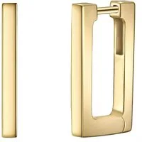 Glanzstücke München Paar Creolen gelbgold, in Sterling Silber