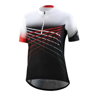 Bicycle Line - "Edera MTB" Radfahr-Trikot für Damen (Schwarz/Rot)