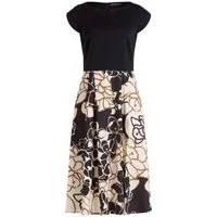 Betty Barclay Etuikleid Materialmix, Damen mit ausgestelltem Rock