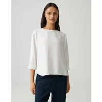 OPUS Shirtbluse Blusenshirt aus weichem Cotton Modal Mix Loose Fit