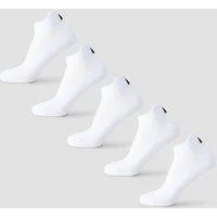 MP Unisex Sneaker-Socken (5er-Pack) - Weiß - UK 12-14