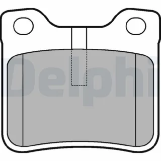 Delphi Bremsbel?ge hinten Peugeot 406 607