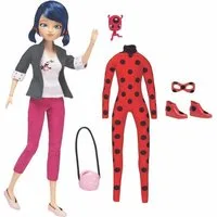 Miraculous Anziehpuppe Bandai - Miraculous Puppe mit Bekleidung,ca. 26cm
