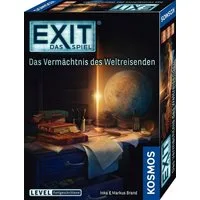Kosmos Spiel EXIT, Das Spiel, Das Vermächtnis des Weltreisenden, Rätselspiel, Made in Germany