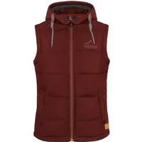 normani Funktionsweste Damen Winter-Steppweste Paihia Winddichte Winterweste mit Kapuze, Stehkragen und Seitentaschen
