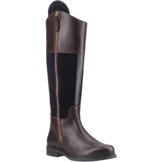 Cotswold Buscot Leder Damenstiefel Braun/Marineblau