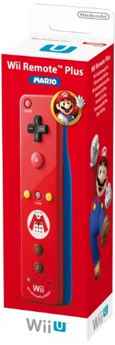 Nintendo Wii U Remote Plus Mario Edition rot