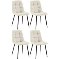 CLP Esszimmerstuhl Tilde (4er Set), mit Rückenlehne, bis 150 kg