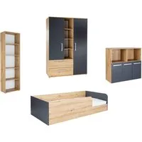 arthur berndt Jugendzimmer-Set Kinderzimmer »Alessio« Set 4-teilig, (Set, 4-tlg), Modernes Kleinkinderzimmer - Set