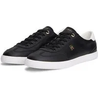 Tommy Hilfiger TH CHIC LOW PROFILE VULC Plateausneaker Halbschuh, Schnürschuh, Freizeitschuh mit seitlichem TH-Logo